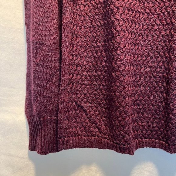 The Limited Pullover Sweater Sz XL Purple Cotton Blend Crew Neck Eggplant - Picture 9 of 11